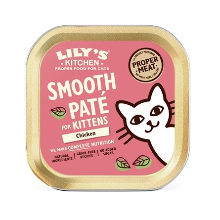 Lily's Kitchen Cat Kitten Smooth Pate Chicken