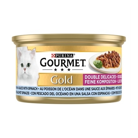 Gourmet Gold Luxe Mix Zeevis In Saus Met Spinazie