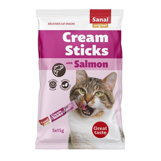 Sanal Cream Sticks Kat Zalm