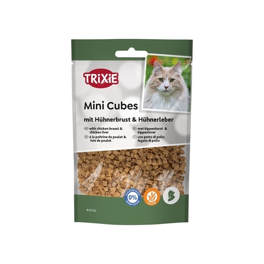 Trixie Mini Cubes Met Kippenborst En Kippenlever