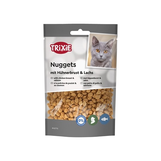 Trixie Nuggets Met Kippenborst En Zalm