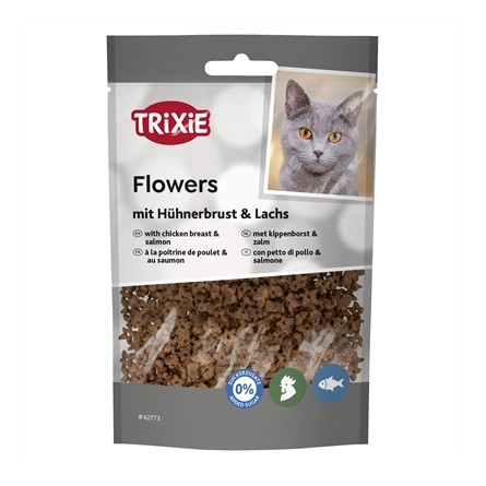 Trixie Flowers Met Kippenborst En Zalm