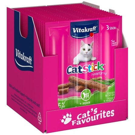 Vitakraft Cat-Stick Mini Kip / Kattengras