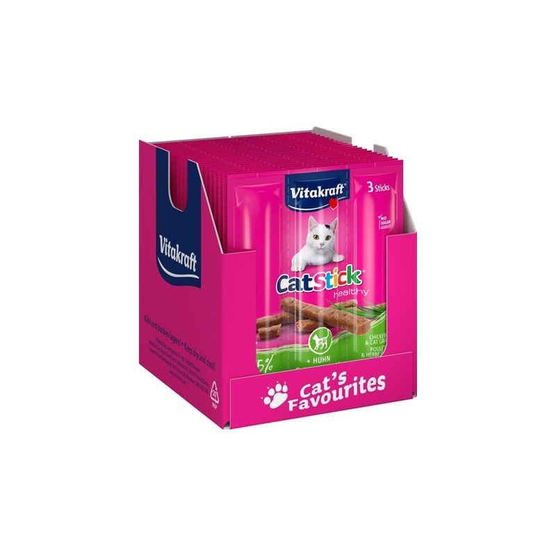 Vitakraft Cat-Stick Mini Kip / Kattengras
