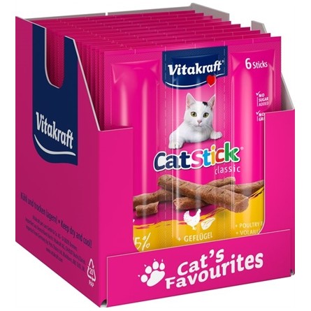 Vitakraft Cat-Stick Mini Gevogelte Met Lever