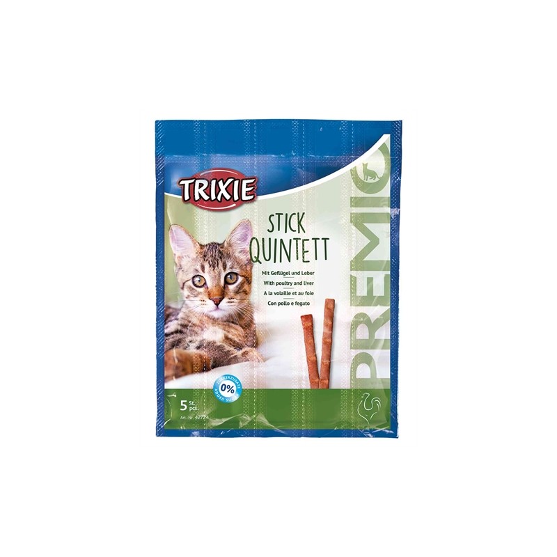 Trixie Premio Stick Quintet Gevogelte / Lever