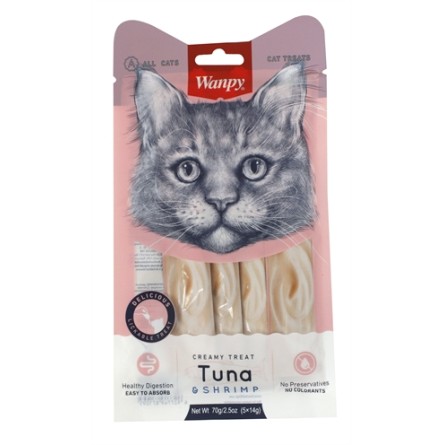 Wanpy Creamy Lickable Treats Tuna / Shrimp