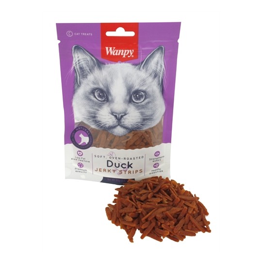 Wanpy Soft Oven-Roasted Duck Jerky Strips