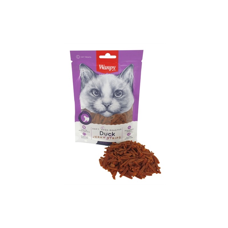 Wanpy Soft Oven-Roasted Duck Jerky Strips