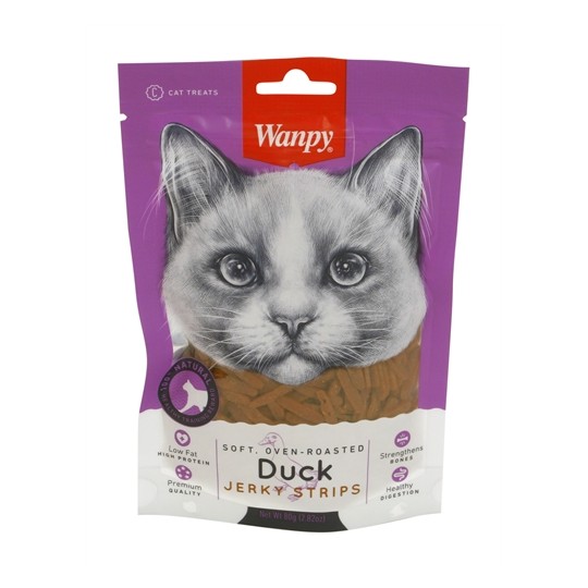 Wanpy Soft Oven-Roasted Duck Jerky Strips