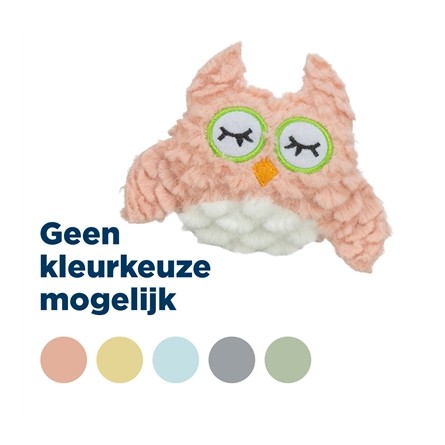 Trixie Uil Pluche Met Kattenkruid / Catnip Assorti