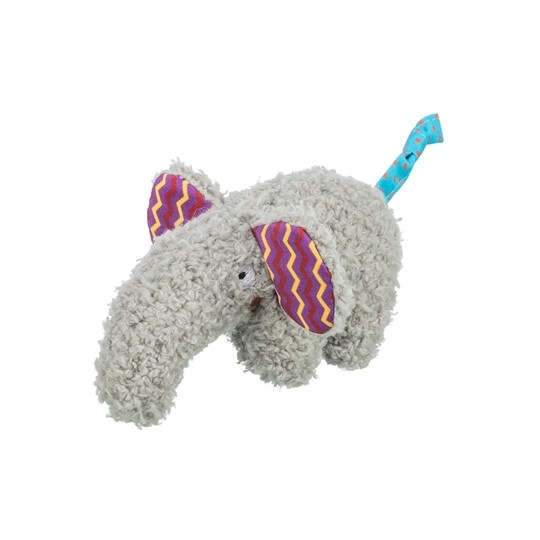 Trixie Olifant Pluche Met Kattenkruid / Catnip Grijs