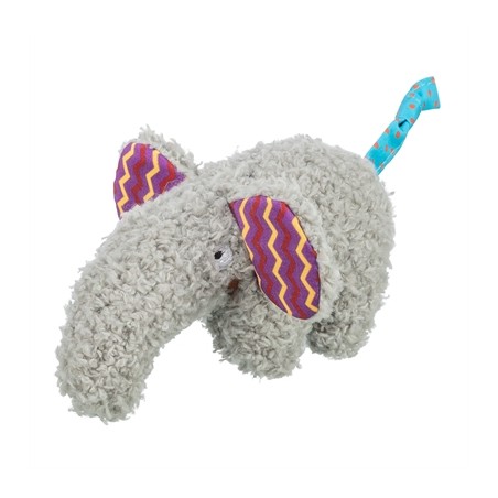 Trixie Olifant Pluche Met Kattenkruid / Catnip Grijs
