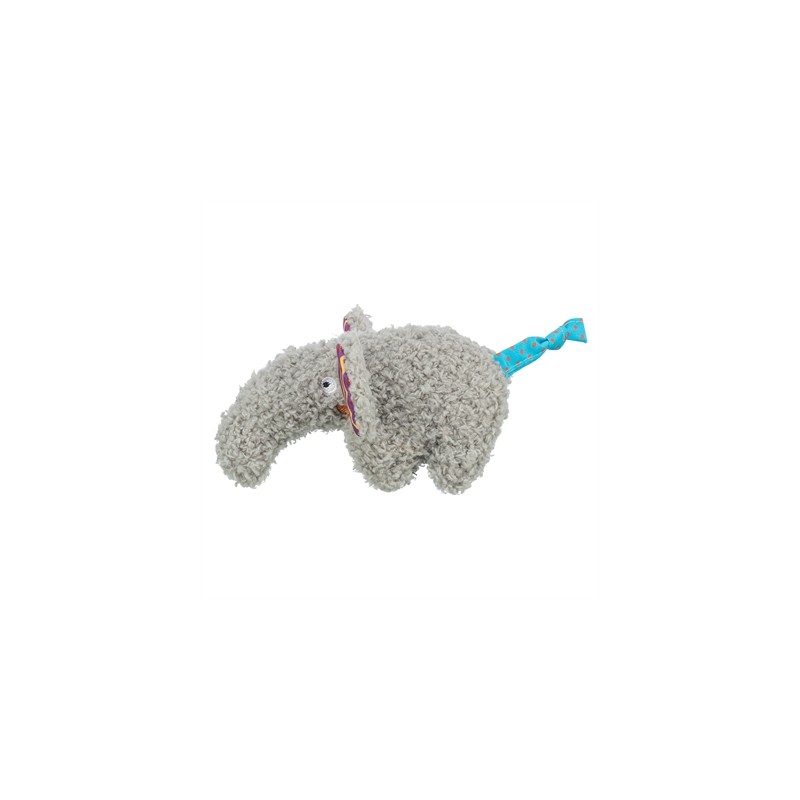 Trixie Olifant Pluche Met Kattenkruid / Catnip Grijs