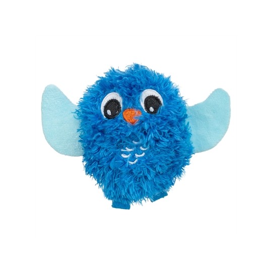 Trixie Uil Pluche Met Kattenkruid / Catnip Blauw