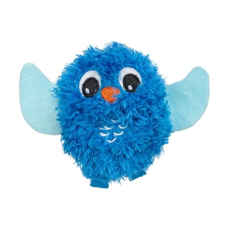 Trixie Uil Pluche Met Kattenkruid / Catnip Blauw