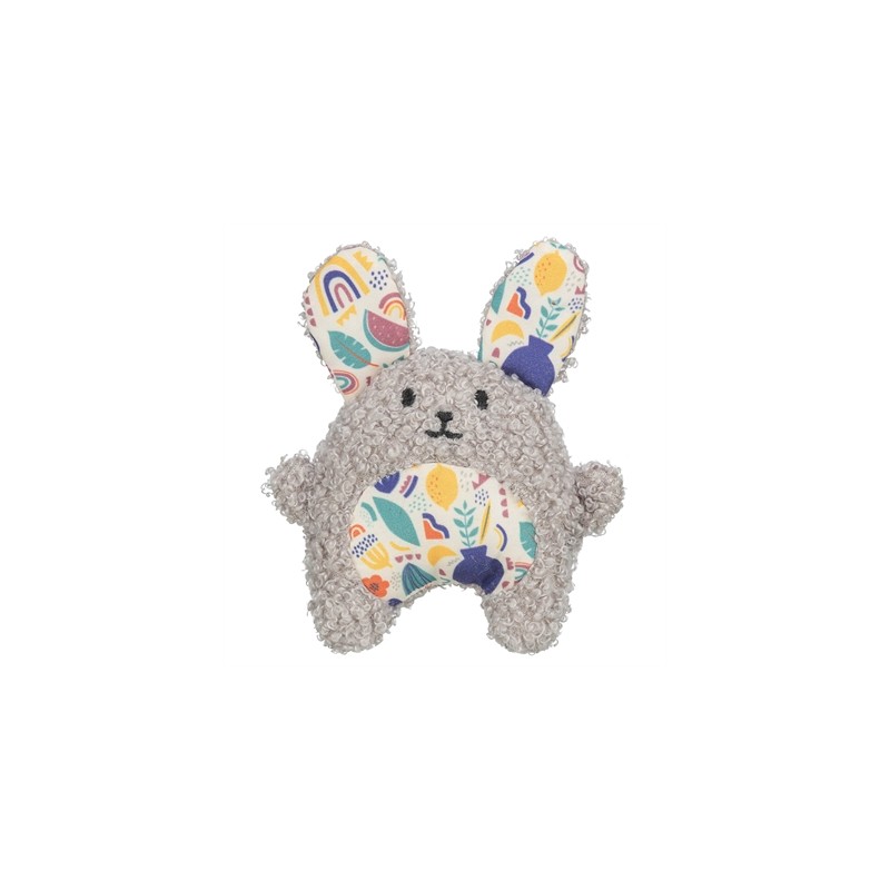 Trixie Konijn Pluche Met Kattenkruid / Catnip Grijs