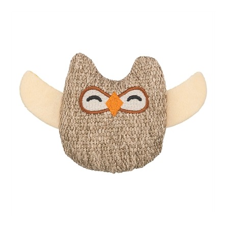 Trixie Uil Stof / Pluche Met Kattenkruid / Catnip Beige