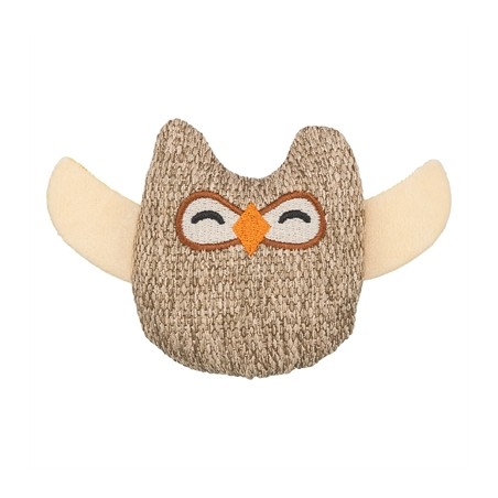 Trixie Uil Stof / Pluche Met Kattenkruid / Catnip Beige