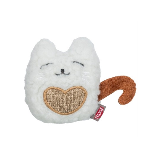 Trixie Kat Stof / Pluche Met Kattenkruid / Catnip Wit / Beige
