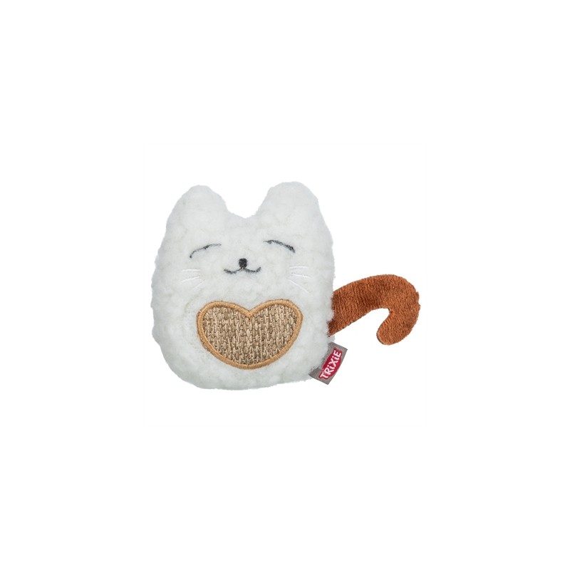 Trixie Kat Stof / Pluche Met Kattenkruid / Catnip Wit / Beige