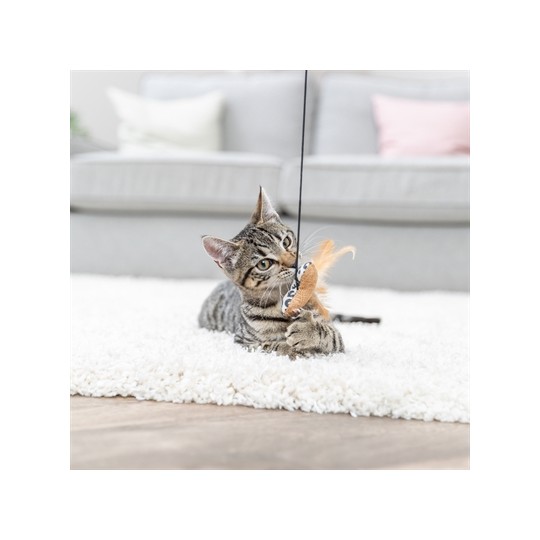 Trixie Kattenhengel Hart Hout / Katoen Met Kattenkruid / Catnip