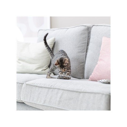 Trixie Speelkussen Leo Panterprint Met Valeriaan Assorti