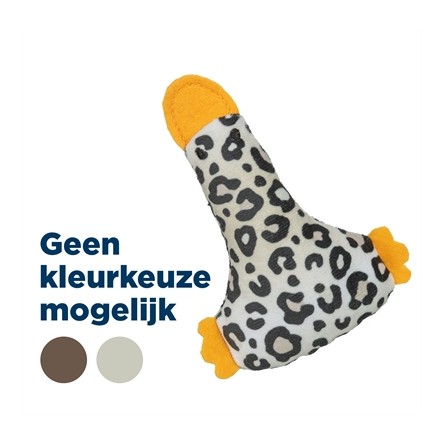 Trixie Eend Pluche Panterprint Met Kattenkruid / Catnip Assorti