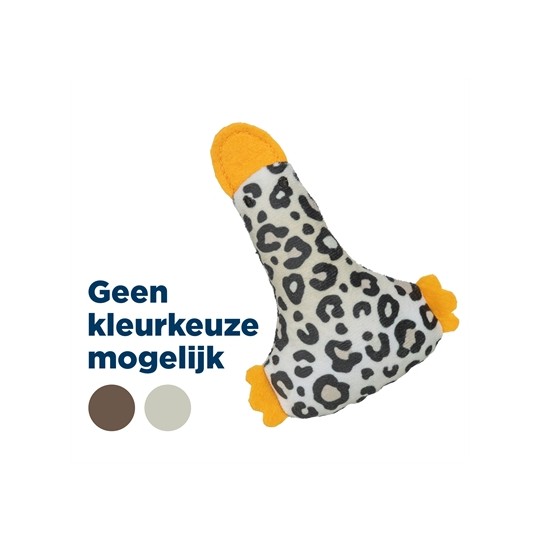 Trixie Eend Pluche Panterprint Met Kattenkruid / Catnip Assorti