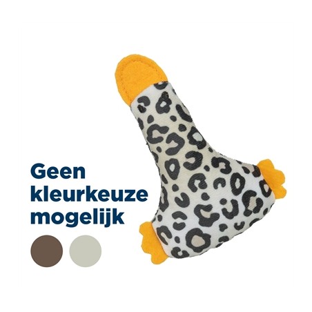 Trixie Eend Pluche Panterprint Met Kattenkruid / Catnip Assorti
