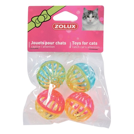 Zolux Kattenspeelgoed Bal Twist Met Bel Assorti