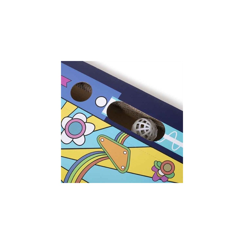 Rosewood Krabplank En Speelbaan Flipperkast Blauw