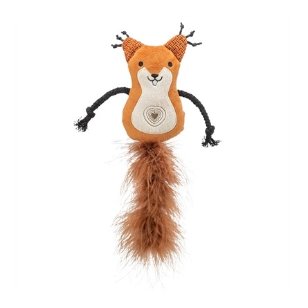 Trixie Eekhoorn Pluche Met Veerstaart Met Catnip