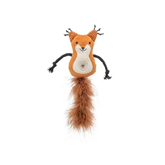 Trixie Eekhoorn Pluche Met Veerstaart Met Catnip