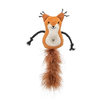 Trixie Eekhoorn Pluche Met Veerstaart Met Catnip