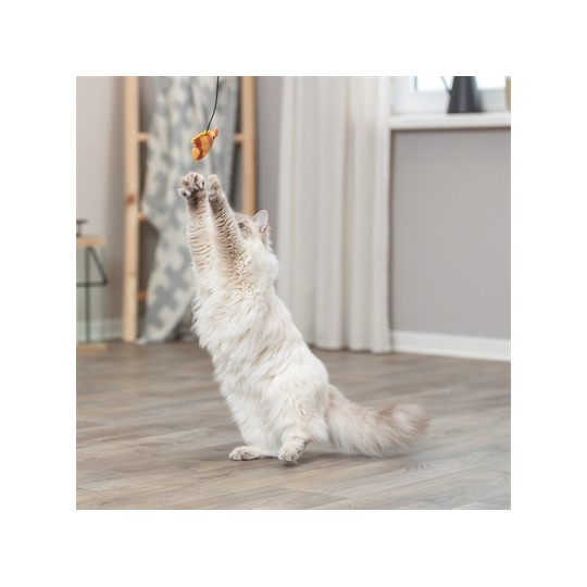 Trixie Kattenhengel Vis Kunststof / Pluche