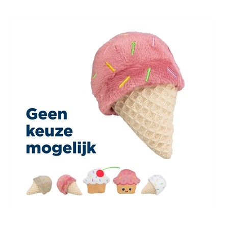 Trixie Ijsje Of Cupcake Pluche Met Catnip Assorti