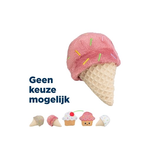 Trixie Ijsje Of Cupcake Pluche Met Catnip Assorti