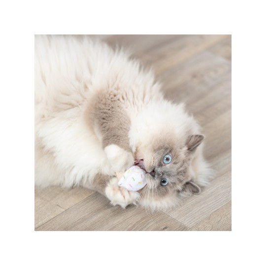 Trixie Ijsje Of Cupcake Pluche Met Catnip Assorti