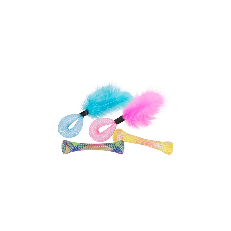 Trixie Set Tubes Met Ratel 4St Assorti