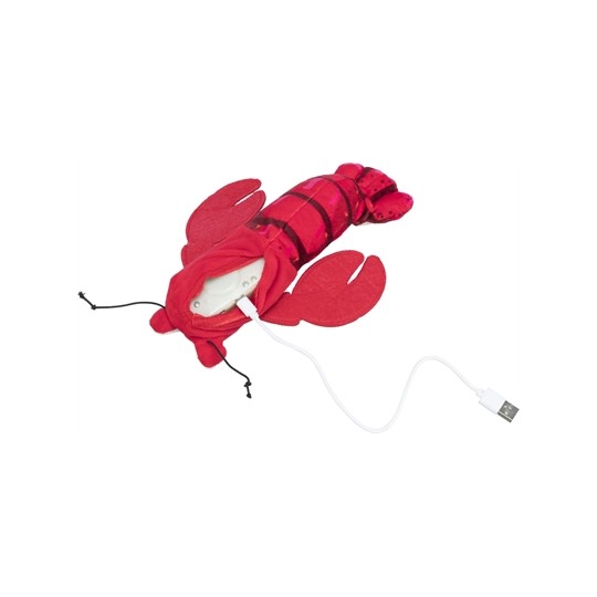 Trixie Spartelgarnaal Stof Catnip Rood