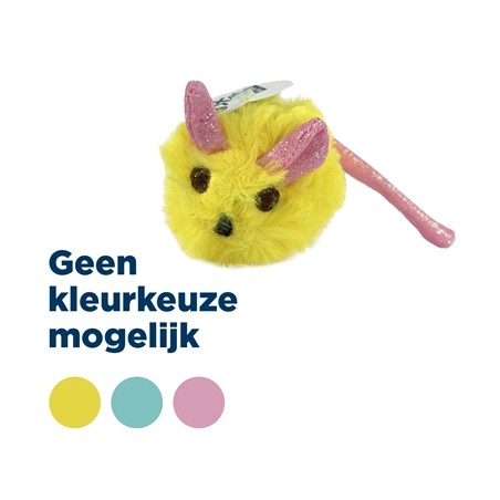 Fofos Pluche Muis Met Glitterstaart