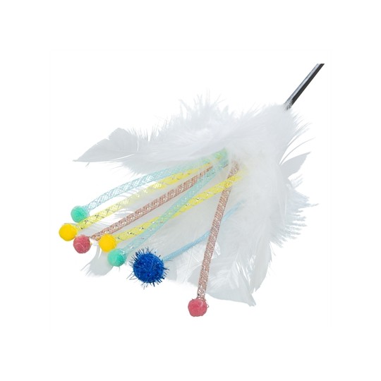 Trixie Katten Speelstok Met Veren Assorti