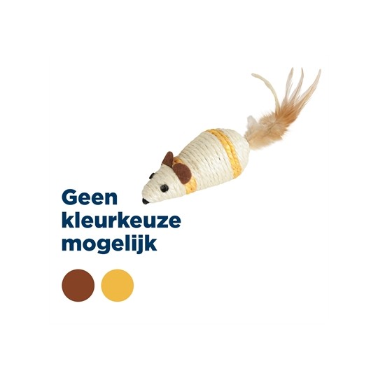 Zolux Sisal Muis Assorti