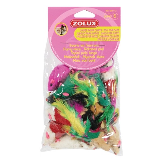 Zolux Kattenspeelgoed Bontmuisjes Assorti