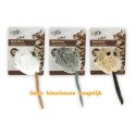 Afp Wooly Mouse Lamswol Met Piep En Catnip Assorti
