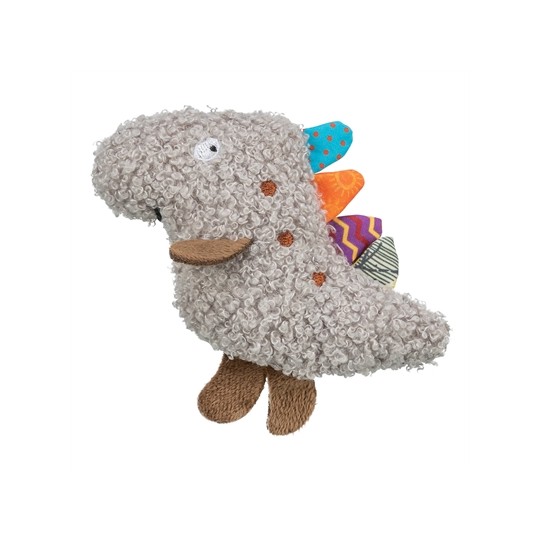 Trixie Dino Pluche Met Kattenkruid / Catnip Grijs