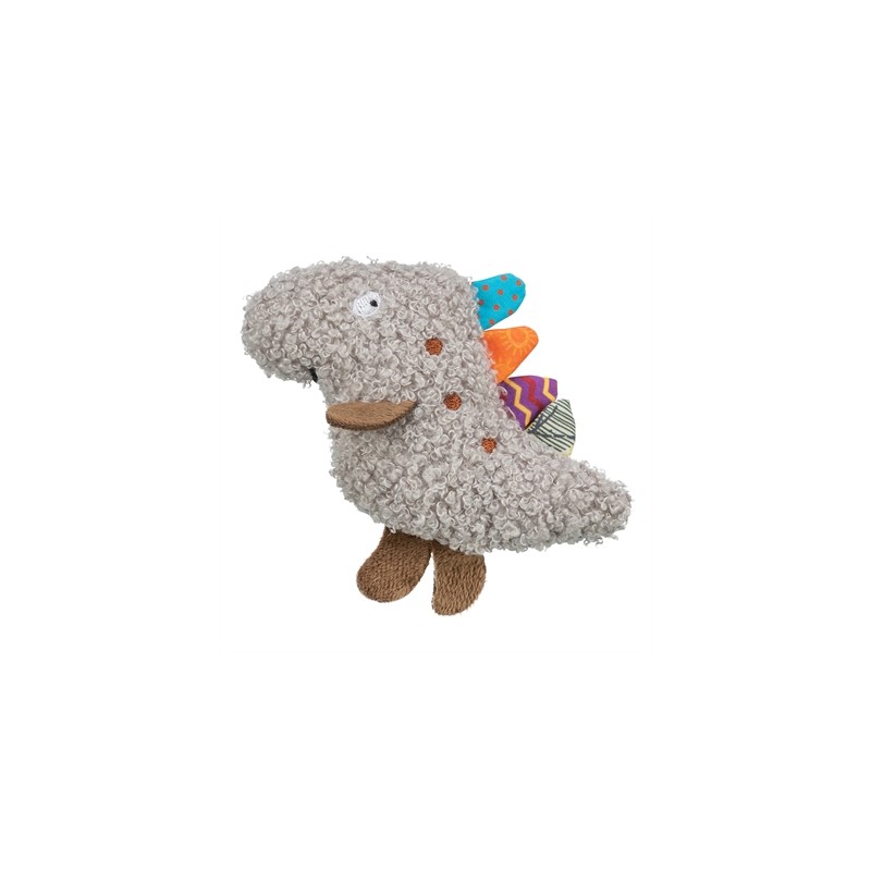 Trixie Dino Pluche Met Kattenkruid / Catnip Grijs
