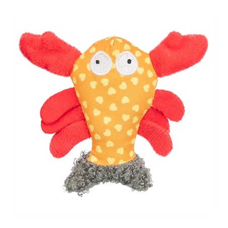 Trixie Kreeft Stof / Pluche Met Kattenkruid / Catnip Oranje