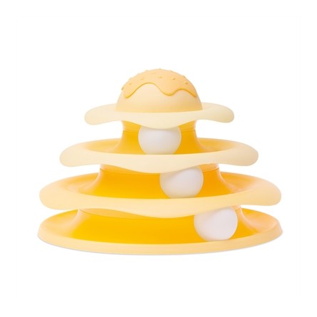 Imac Cat Tower 3 Niveaus Geel